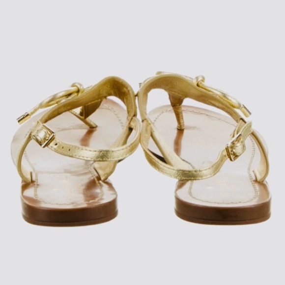 Kate Spade Gold Carolina Thong Sandal sz 8.5 EUC - Picture 7 of 12